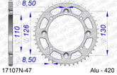 Corona AFAM 17107N-47 in all. passo 420 KAWASAKI KX 65 2002  -2023